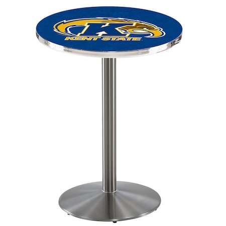Holland Bar Stool Co 36" Stainless Steel Kent State Pub Table L214S3628KentSt